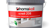 Клей Homakoll 208 (7 кг) универсальный для напольных покрытий из ПВХ и текстиля, морозостойкий